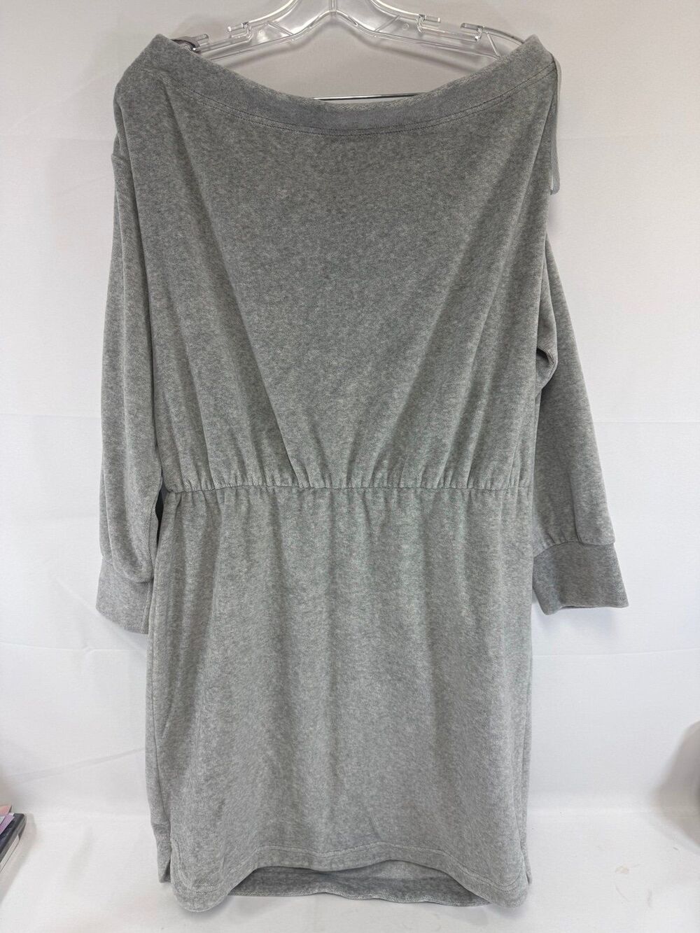 Daily Practice by Anthropologie Off-The-Shoulder Velvet Mini Dress Size L